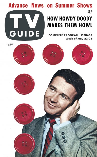 TV Guide cover - Red Buttons - May 22, 1953