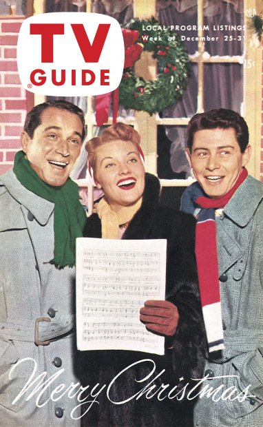 TV Guide cover - Perry Como, Eddie Fisher, Patti Page - December 25, 1953