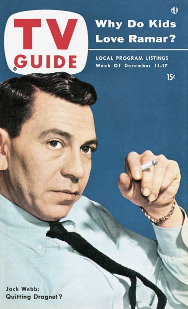 TV Guide cover - Jack Webb - December 11, 1953