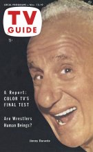 TV Guide cover - Jimmy Durante - November 13, 1953