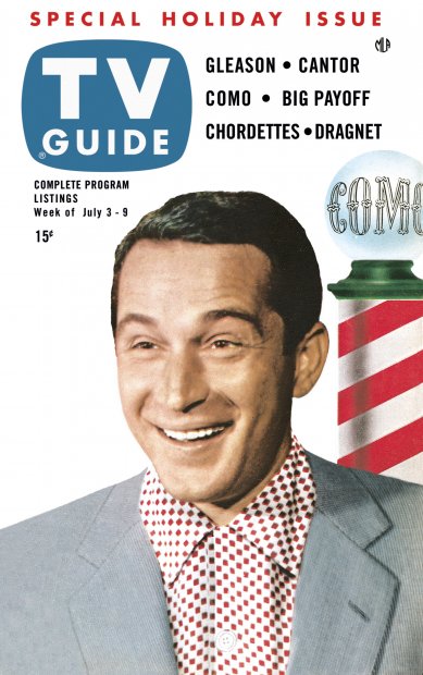 TV Guide cover - Perry Como - July 3, 1953
