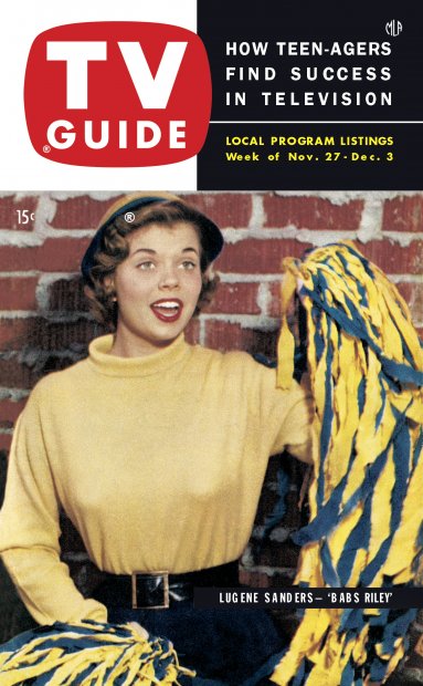 TV Guide cover - Lugene Sanders - November 27, 1953