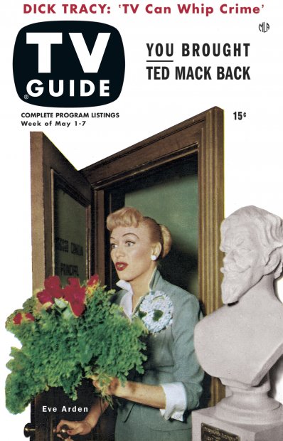 TV Guide cover - Eve Arden - May 1, 1953