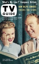 TV Guide cover - Joan Caulfield, Ralph Edwards - September 11, 1953