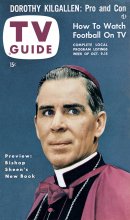 TV Guide cover - Bishop Fulton J. Sheen - October 9, 1953