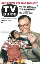 TV Guide cover - Dave Garroway, J. Fredd Muggs - July 10, 1953