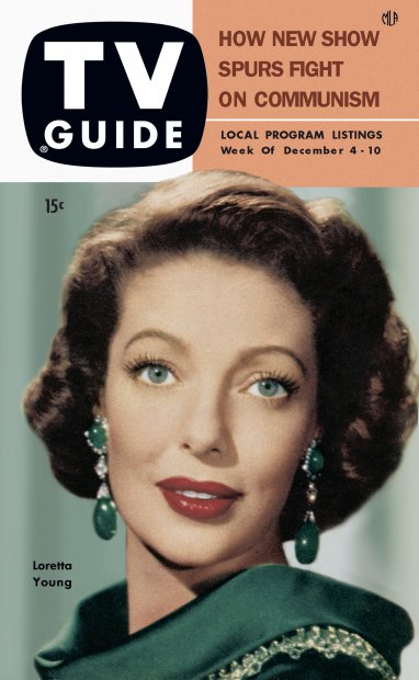 TV Guide cover - Loretta Young - December 4, 1953