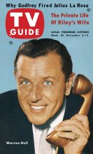 TV Guide cover - Warren Hull - November 6, 1953