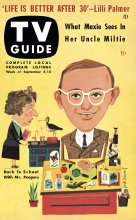 TV Guide cover - Wally Cox - September 4, 1953