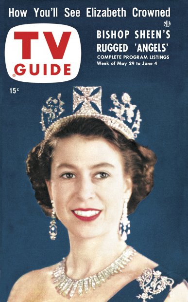 TV Guide cover - Queen Elizabeth II - May 29, 1953