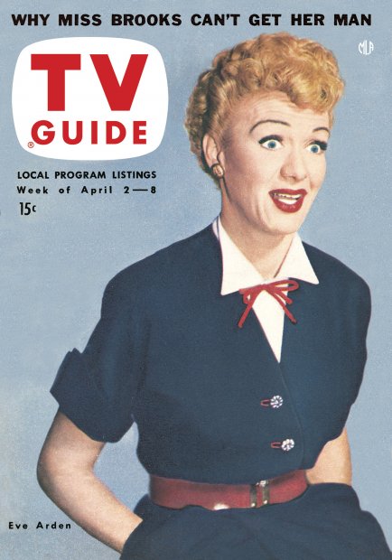 TV Guide cover - Eve Arden - April 2, 1954