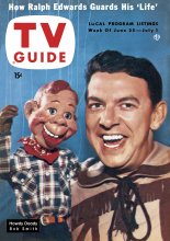 TV Guide cover - Howdy Doody, Bob Smith - June 25, 1954