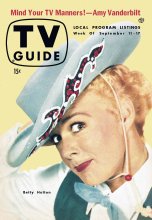 TV Guide cover - Betty Hutton - September 11, 1954