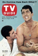 TV Guide cover - Jerry Lewis, Dean Martin - August 14, 1954