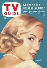 TV Guide cover - Roxanne - August 28, 1954