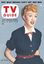 TV Guide cover - Eve Arden - April 2, 1954