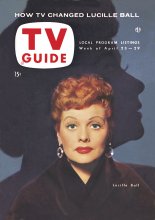TV Guide cover - Lucille Ball - April 23, 1954