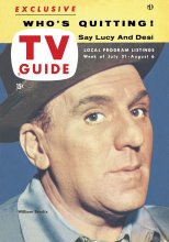 TV Guide cover - William Bendix - July 31, 1954