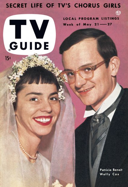 TV Guide cover - Patricia Benoit, Wally Cox - May 21, 1954