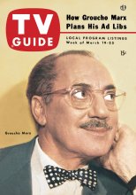 TV Guide cover - Groucho Marx - March 19, 1954