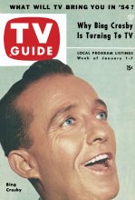 TV Guide cover - Bing Crosby - January 1, 1954