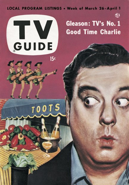 TV Guide cover - Jackie Gleason - March 26, 1954