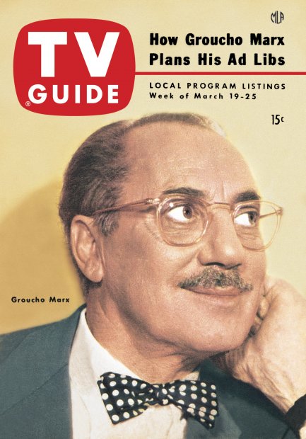 TV Guide cover - Groucho Marx - March 19, 1954