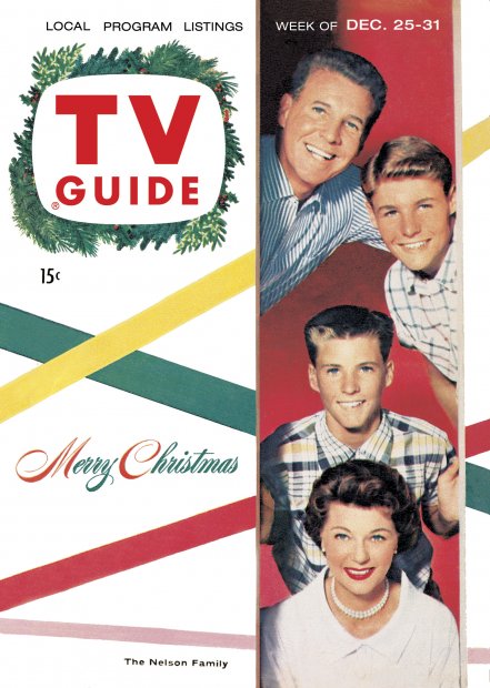 Merry Christmas — TV Guide Magazine cover, December 25, 1954