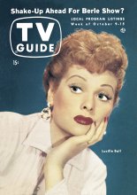 TV Guide cover - Lucille Ball - October 9, 1954