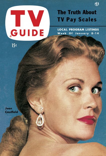 TV Guide cover - Joan Caulfield - January 8, 1954