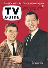 TV Guide cover - Charlie Applewhite, Milton Berle - April 9, 1954