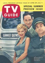 TV Guide cover - Sid Caesar, Barbara Nichols, Cliff Norton - June 25, 1955