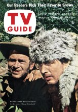 TV Guide cover - Buddy Ebsen, Fess Parker - April 30, 1955