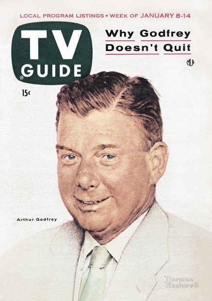 TV Guide cover - Arthur Godfrey - January 8, 1955