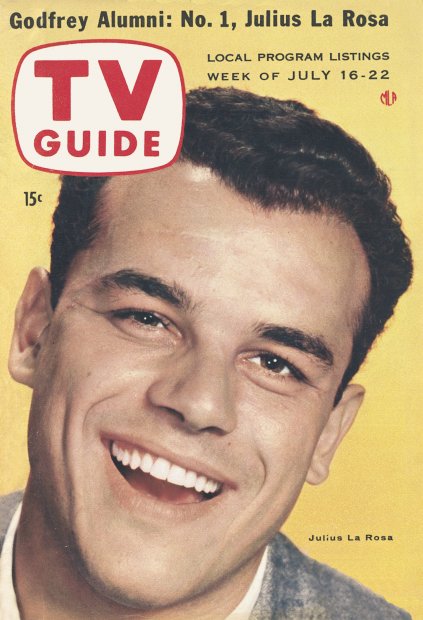 TV Guide cover - Julius LaRosa - July 16, 1955
