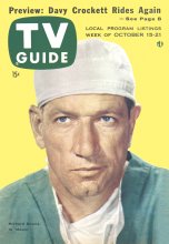 TV Guide cover - Richard Boone - October 15, 1955