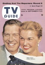 TV Guide cover - Milton Berle, Esther Williams - September 17, 1955