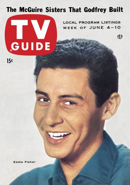 TV Guide cover - Eddie Fisher - June 4, 1955
