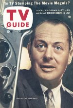 TV Guide cover - Robert Montgomery - December 17, 1955