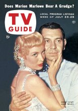 TV Guide cover - Janet Leigh, Jack Webb - July 23, 1955