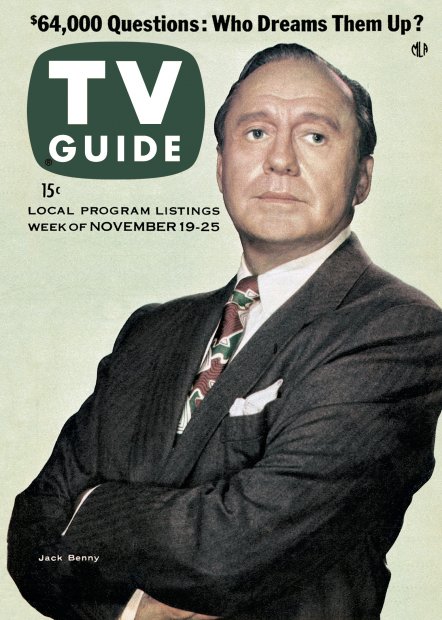TV Guide cover - Jack Benny - November 19, 1955
