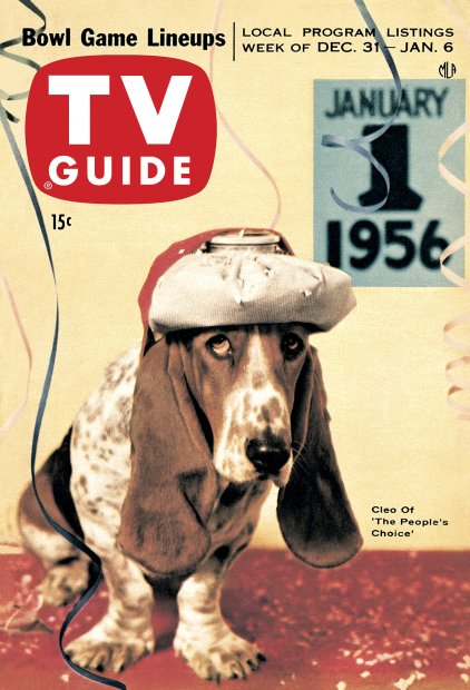 TV Guide cover - Cleo - December 31, 1955