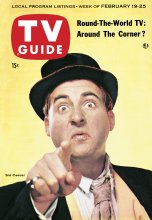 TV Guide cover - Sid Caesar - February 19, 1955
