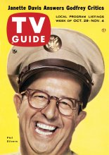 TV Guide cover - Phil Silvers - October 29, 1955