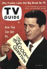 TV Guide cover - Hal March - August 20, 1955