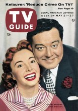 TV Guide cover - Jackie Gleason, Audrey Meadows - May 21, 1955