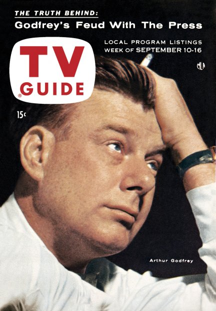 TV Guide cover - Arthur Godfrey - September 10, 1955