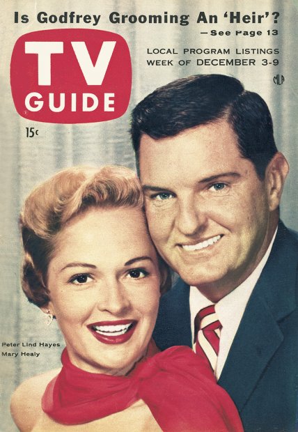 TV Guide cover - Peter Lind Hayes, Mary Healy - December 3, 1955