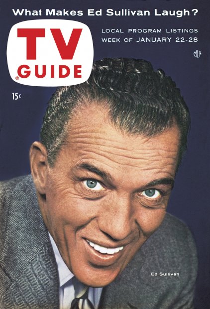 TV Guide cover - Ed Sullivan - January 22, 1955