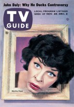 TV Guide cover - Martha Raye - November 26, 1955